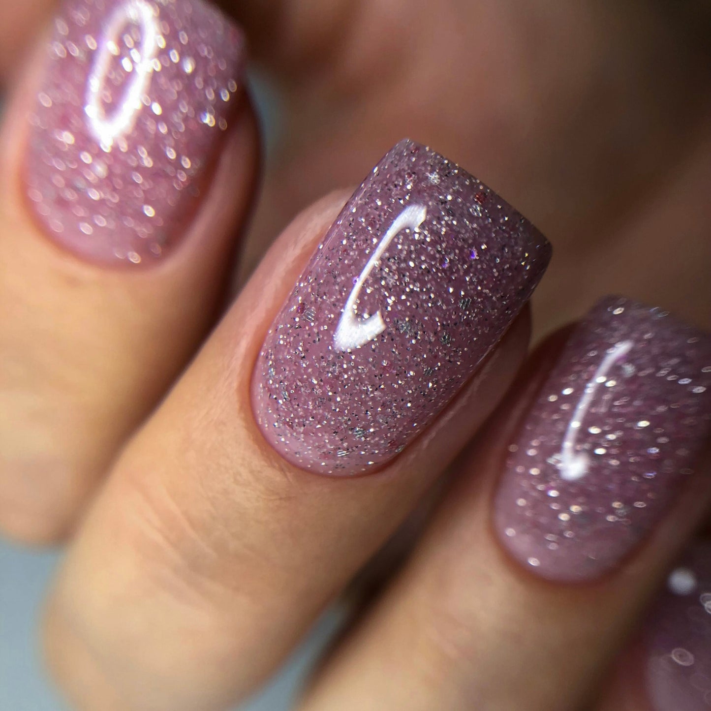 NAILSOFTHENIGHT Base reflectante 06 - base reflectante de camuflaje con brillo (rosa suave), 10 ml