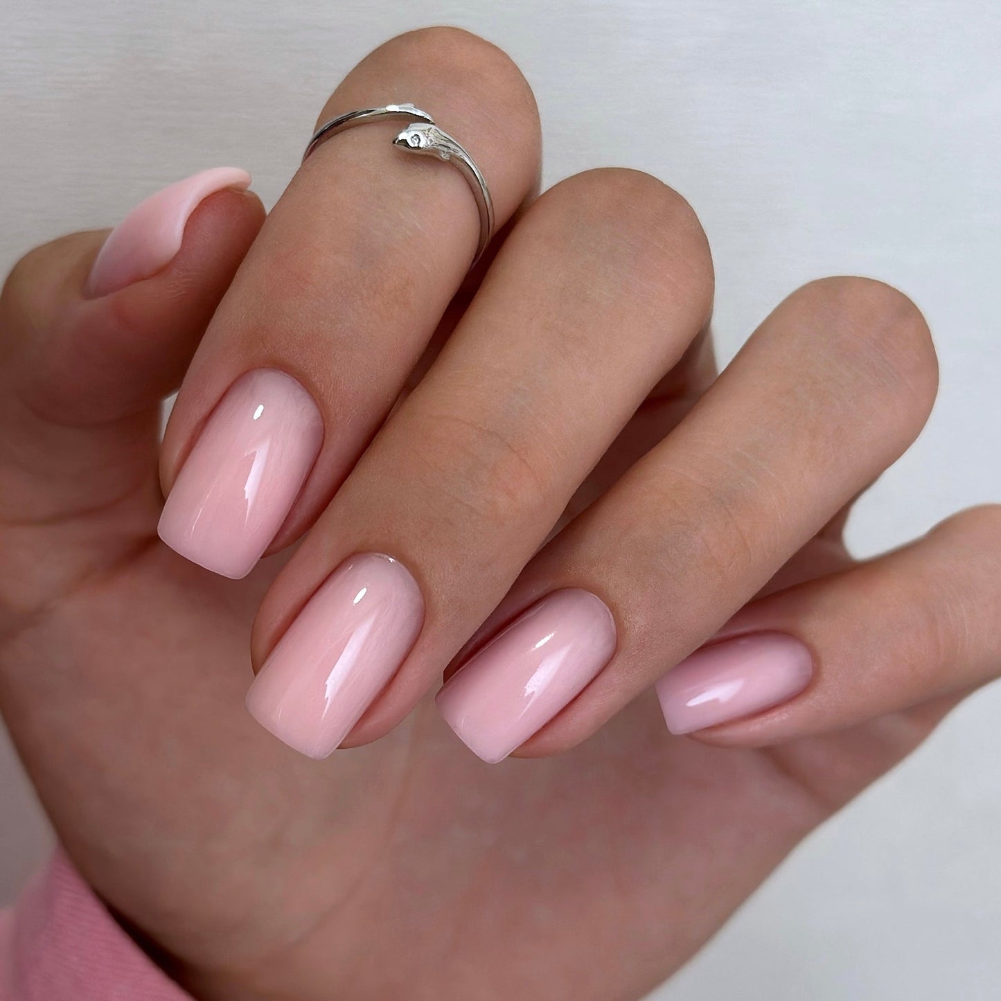 NAILSOFTHEDAY Botella de gel 02 – gel súper fuerte (rosa pálido), 10 ml
