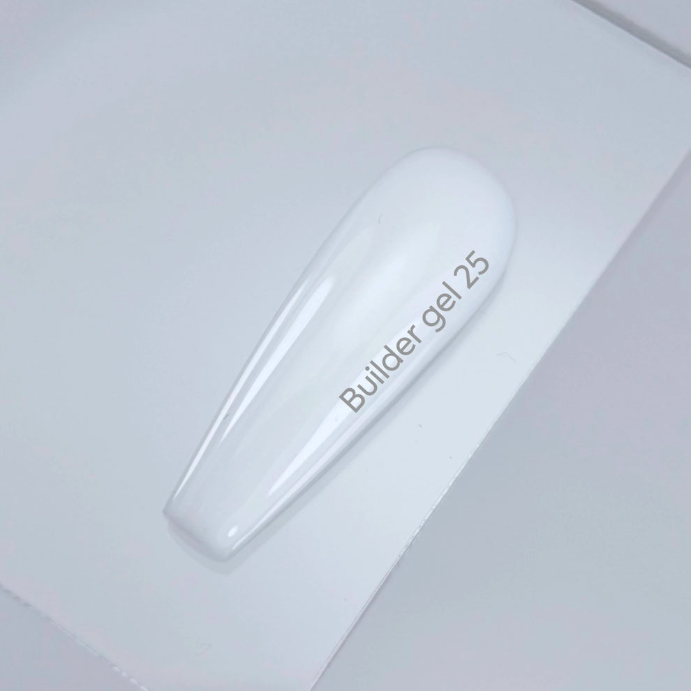 NAILSOFTHEDAY Builder Gel 25 — gel constructor blanco intenso para extensión de uñas, 15 ml.