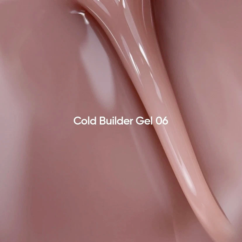 NAILSOFTHEDAY Cold Builder Gel 06 — gel constructor nude cálido para extensión de uñas, 15 ml.