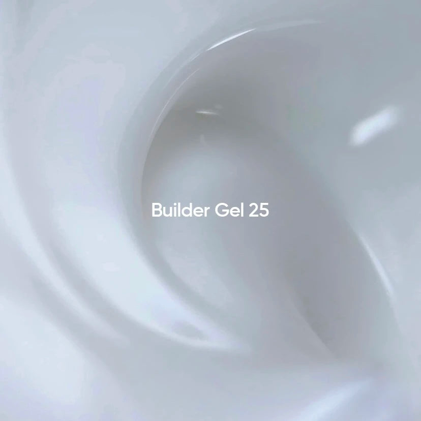 NAILSOFTHEDAY Builder Gel 25 — gel constructor blanco intenso para extensión de uñas, 15 ml.
