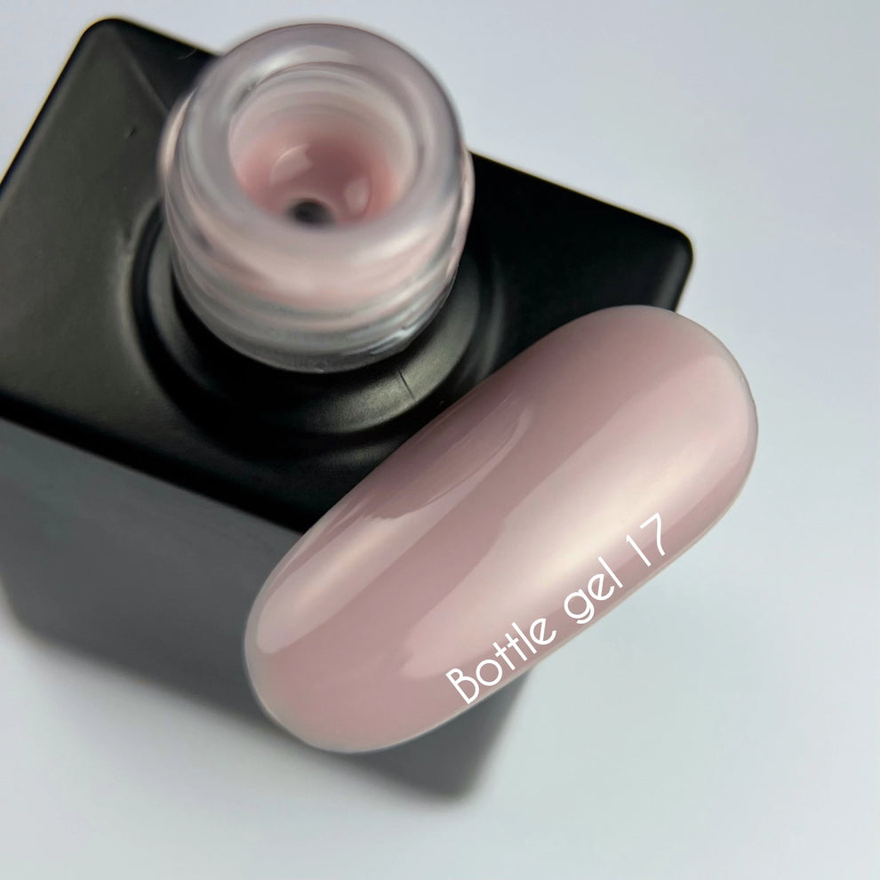 NAILSOFTHEDAY Bottle Gel 17 – gel ultrafuerte rosa suave, 10 ml