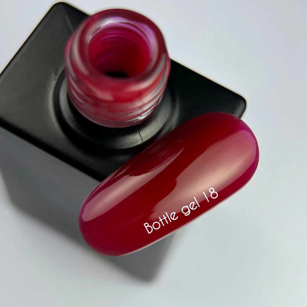 NAILSOFTHEDAY Bottle Gel 22 – Gel Extra Fuerte Frambuesa Oscuro, 10 ml