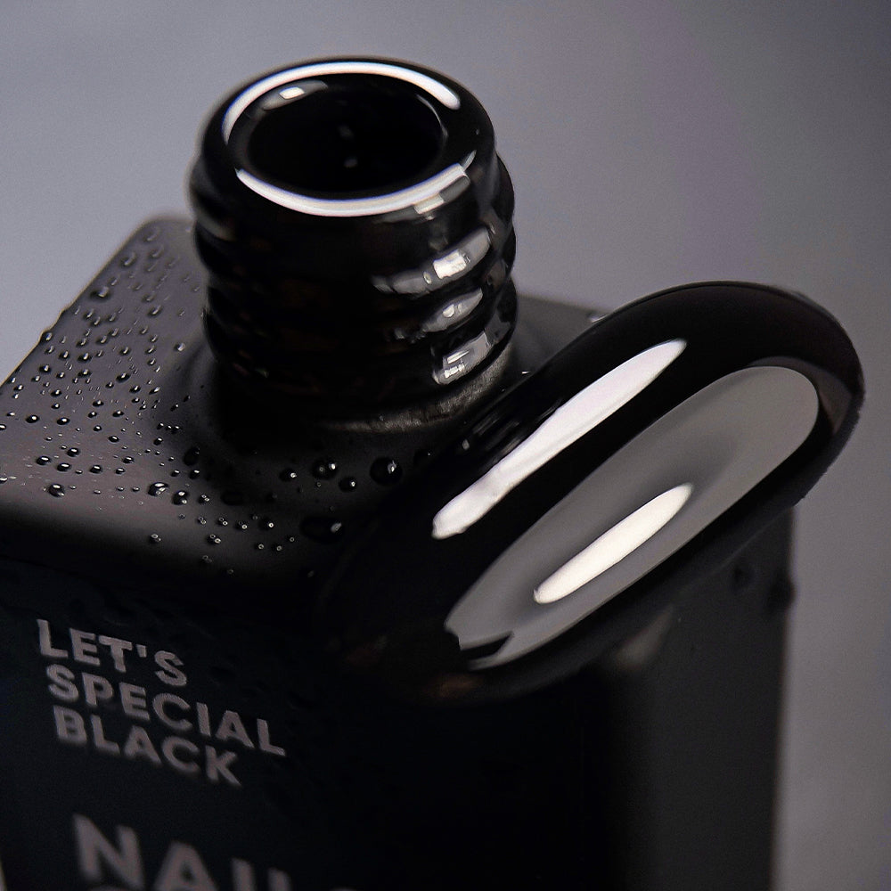 NAILSOFTHEDAY Let's Special Black: esmalte en gel especial negro superpuesto en una capa, 10 ml