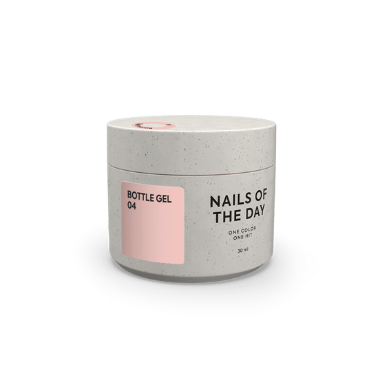 NAILSOFTHEDAY Frasco de gel 04 – gel ultrafuerte (beige leche), 30 ml