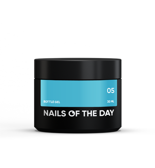 NAILSOFTHEDAY Frasco de gel 05 – gel súper fuerte (azul cielo), 30 ml