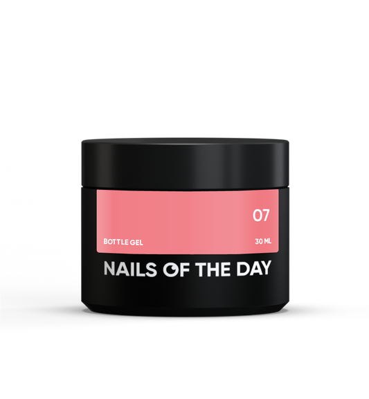 NAILSOFTHEDAY Botella gel 07 – gel ultrafuerte, la misma botella legendaria, 30 ml