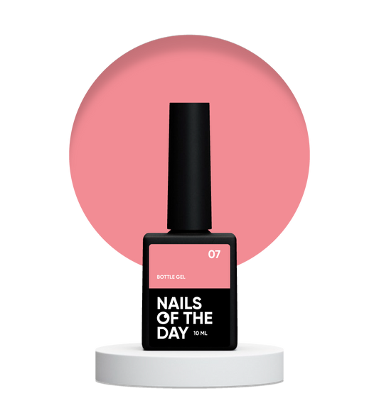 NAILSOFTHEDAY Botella gel 07 – gel ultrafuerte, la misma botella legendaria, 10 ml