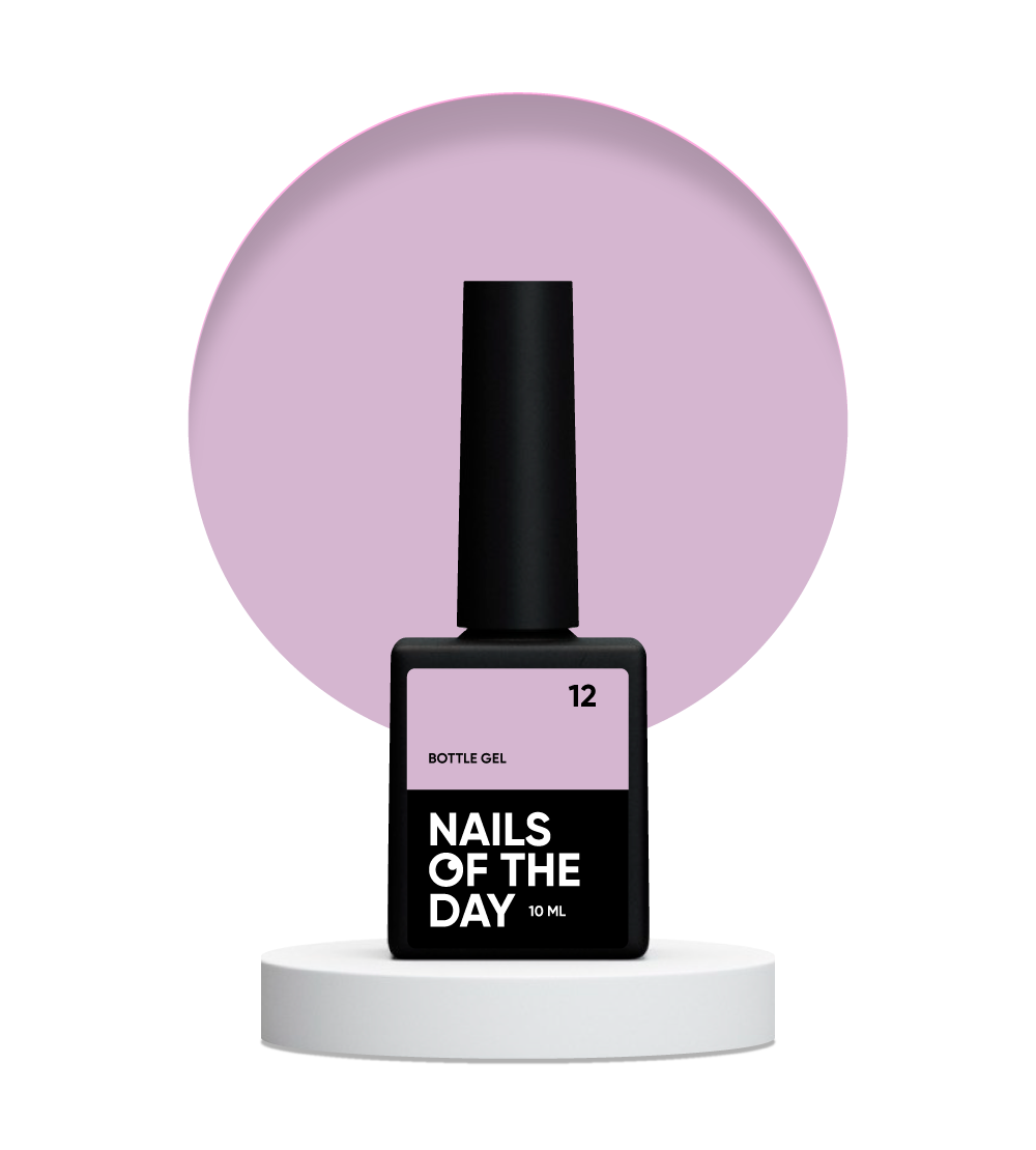 NAILSOFTHEDAY Botella de gel 12 — gel de uñas ultrafuerte, 10 ml