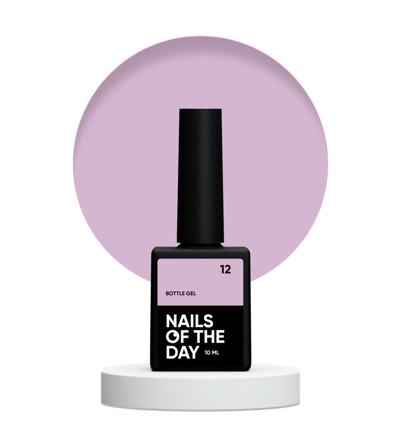 NAILSOFTHEDAY Bottle gel 12 — gel de uñas ultrafuerte, 10 ml