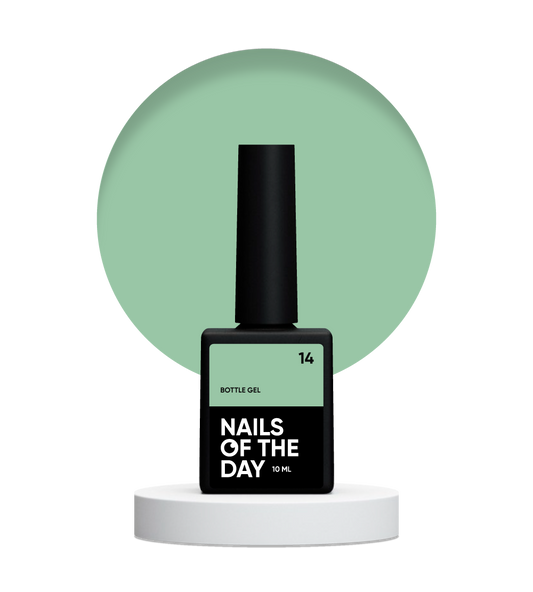 NAILSOFTHEDAY Botella de gel 14 — gel de uñas ultrafuerte, 10 ml