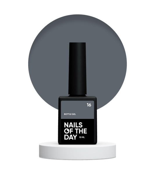 NAILSOFTHEDAY Botella de gel 16 — gel ultrafuerte para uñas, 10 ml