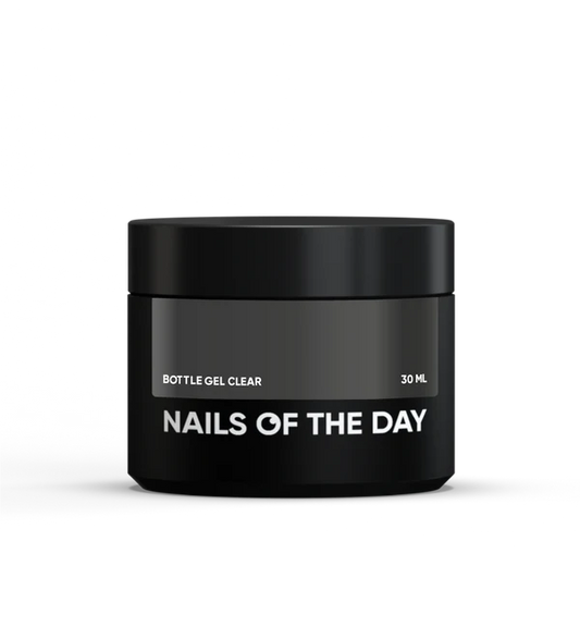 NAILSOFTHEDAY Bottle gel clear – gel transparente ultrafuerte, 30 ml