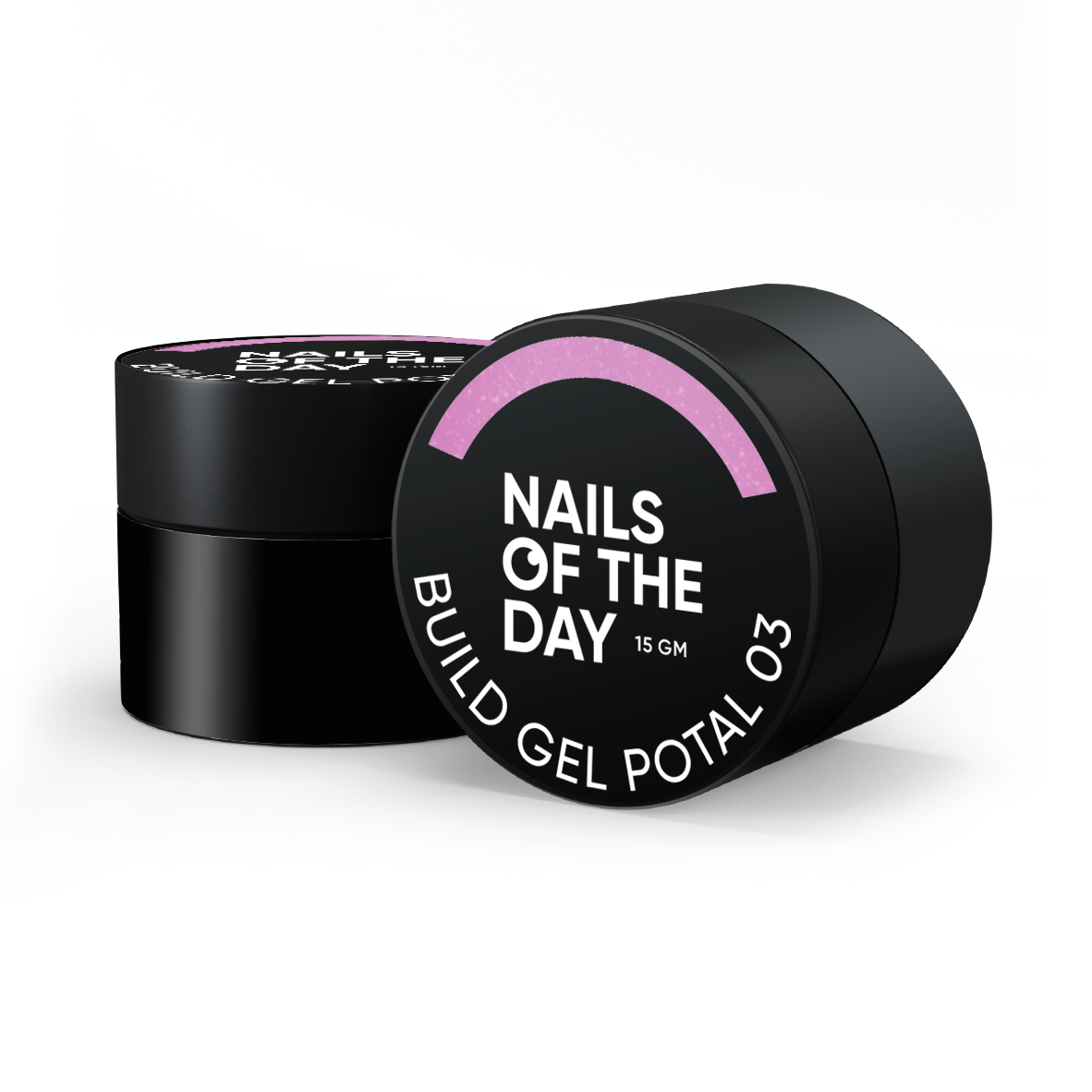 NAILSOFTHEDAY Build gel Potal 03 — gel de construcción rosa con potal para uñas, 15 ml
