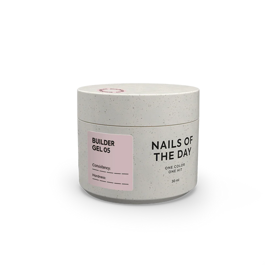 NAILSOFTHEDAY Builder Gel 05 - gel de extensión de uñas nude, 30 ml