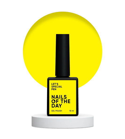 NAILSOFTHEDAY Let's Special Pen — esmalte de uñas en gel amarillo, 10 ml