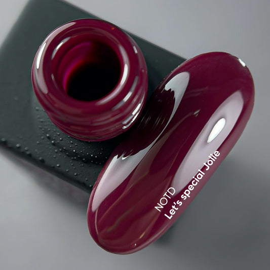 NAILSOFTHEDAY Let's Special Jolie — esmalte de uñas en gel Marsala que cubre una capa, 10 ml