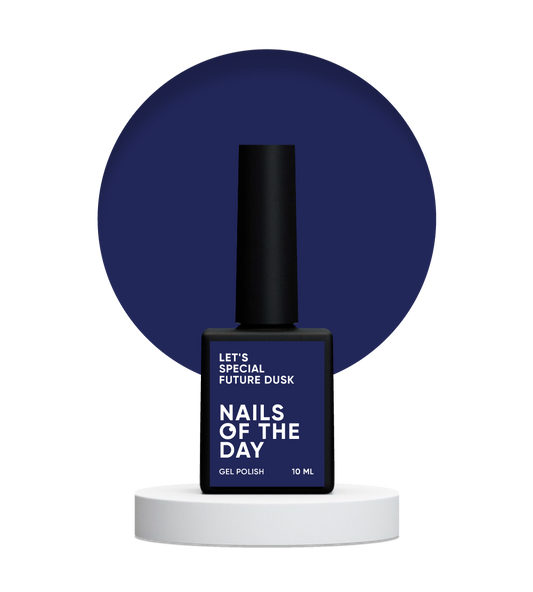 NAILSOFTHEDAY Let's Special Future Dusk - esmalte de uñas en gel monocapa azul oscuro, 10 ml