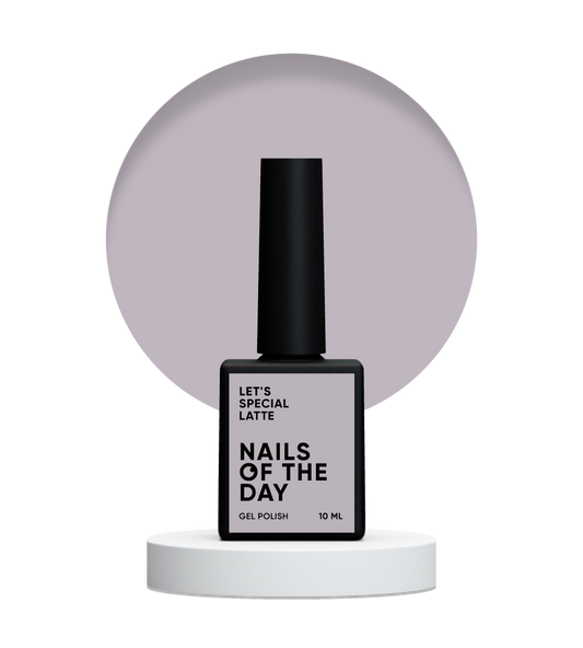 NAILSOFTHEDAY Let's Special Latte — esmalte de uñas en gel beige-caramelo que cubre una capa, 10 ml
