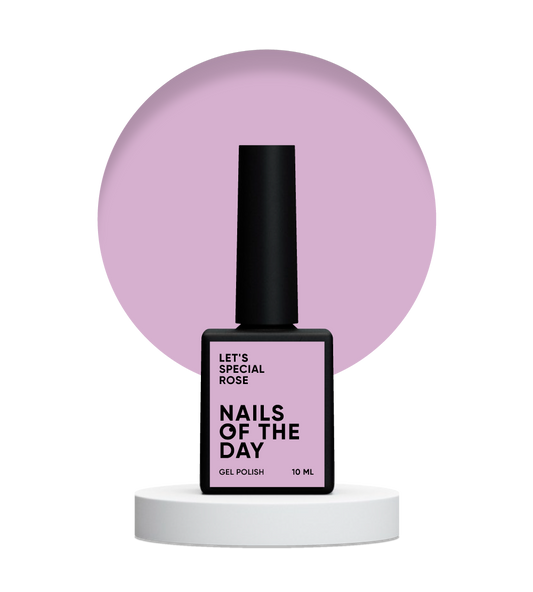 NAILSOFTHEDAY Let's Special Rose — esmalte de uñas en gel rosa polvoriento que cubre una capa, 10 ml