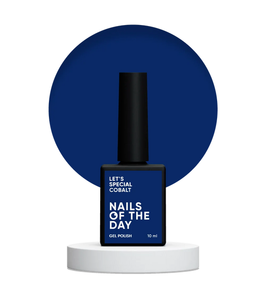 NAILSOFTHEDAY Let's Special Cobalt - esmalte de uñas en gel monocapa azul intenso, 10 ml