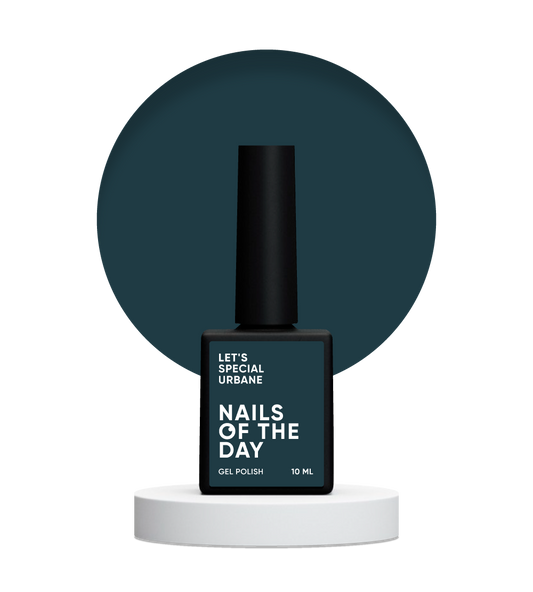 NAILSOFTHEDAY Let's Special Urbane — esmalte de uñas en gel gris verdoso que cubre una capa, 10 ml