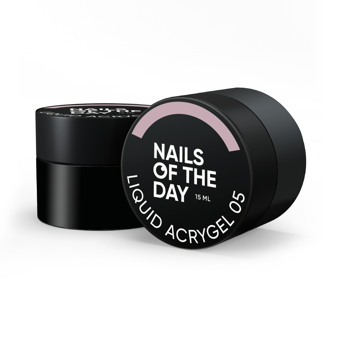NAILSOFTHEDAY Liquid Acrygel 05 — Acrygel líquido rosa polvoriento de nueva fórmula para uñas, 15 ml