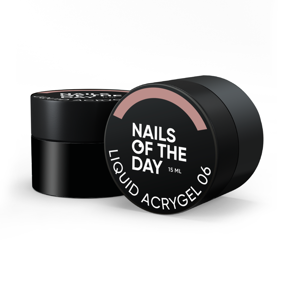NAILSOFTHEDAY Liquid Acrygel 06 — Acrygel líquido nude cálido de nueva fórmula para uñas, 15 ml