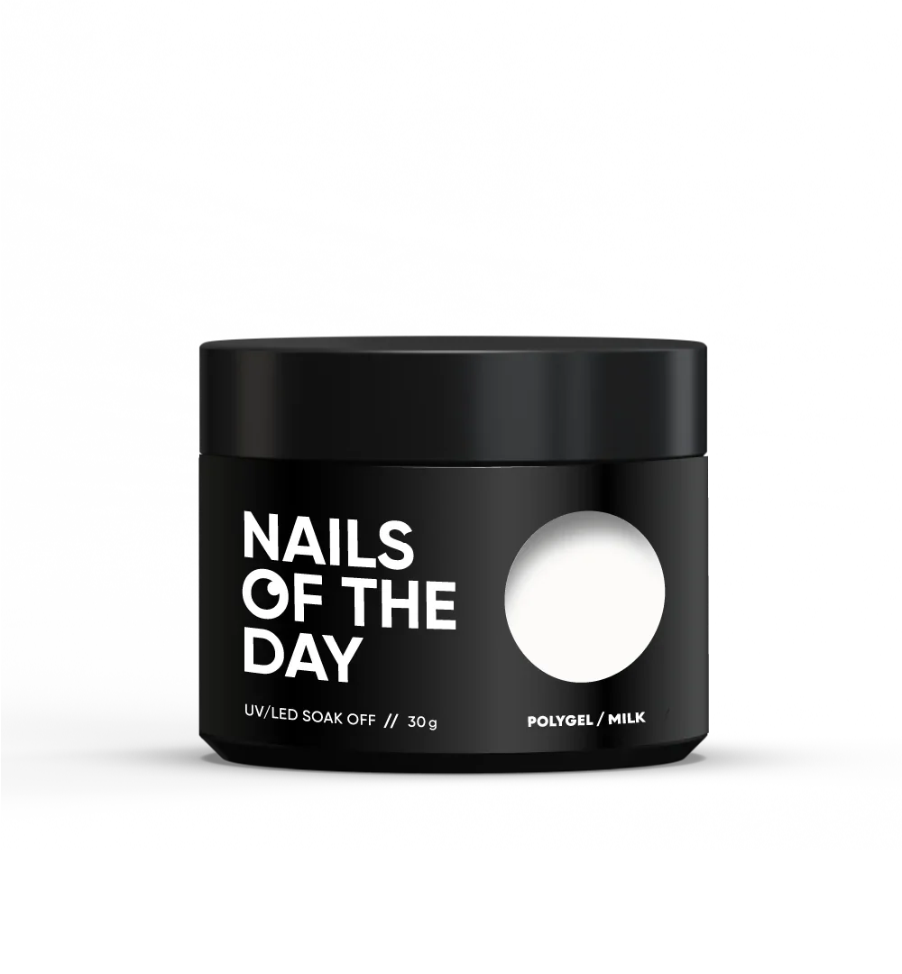 NAILSOFTHEDAY Leche poligel — Leche poligel translúcida, 30 g