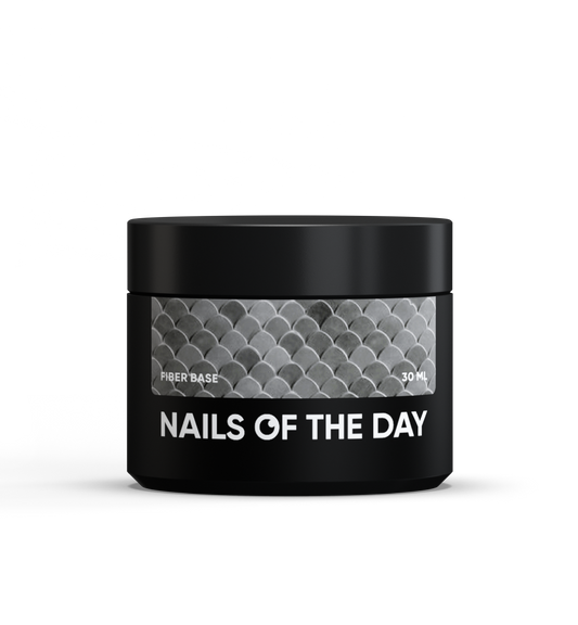 NAILSOFTHEDAY Base de fibra – base de uñas con fibras de nailon, 30 ml