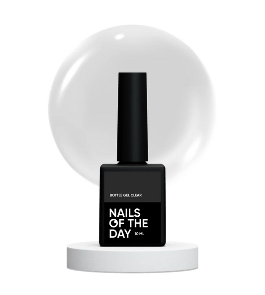 NAILSOFTHEDAY Bottle gel clear – gel transparente ultrafuerte, 10 ml
