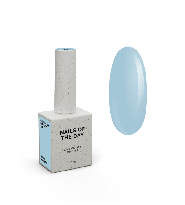 NAILSOFTHEDAY Gel Polish Puresky — esmalte semipermanente azul cielo pastel con cobertura en una capa, 10 ml