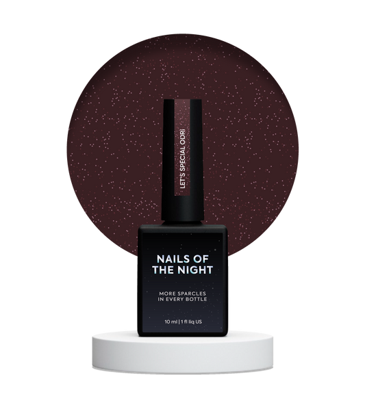 NAILSOFTHENIGHT Let's Special Odri - Esmalte de uñas en gel con reflejos de cereza cálidos que cubre una capa, 10 ml