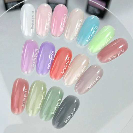 NAILSOFTHEDAY Botella gel 02 – gel súper fuerte (rosa pálido), 30 ml