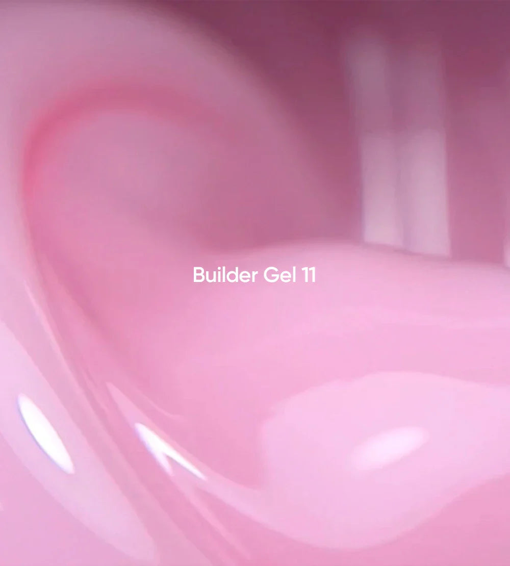 NAILSOFTHEDAY Builder Gel 11 — gel rosa claro para extensiones de uñas, 15ml-30 ml