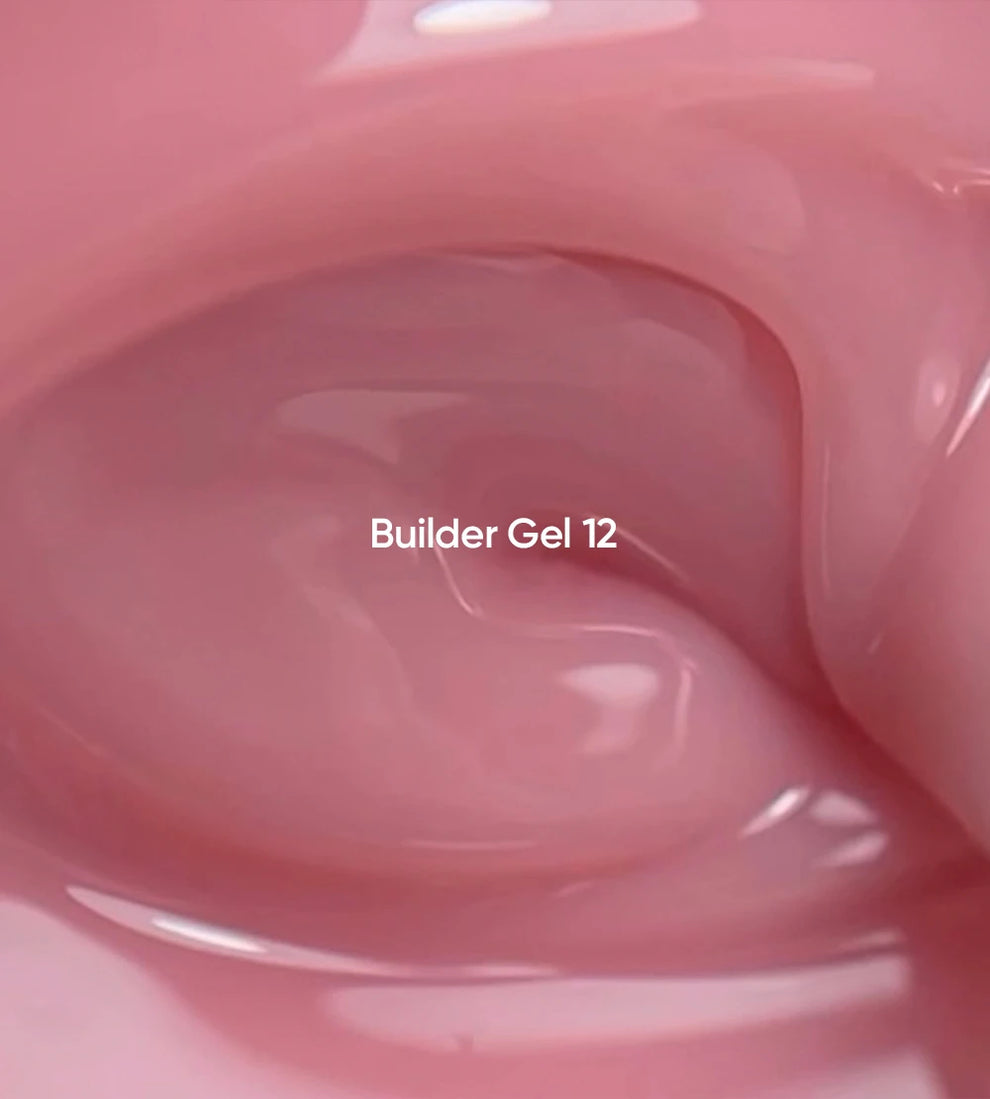 NAILSOFTHEDAY Builder Gel 12 — gel rosa nude para extensiones de uñas, 30 ml
