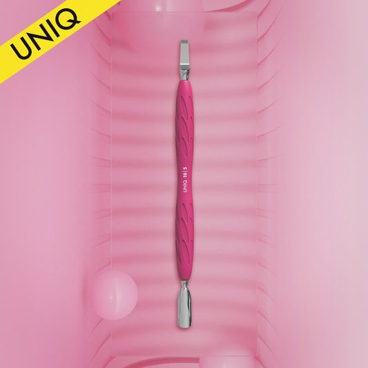 Empujador Para Manicura Con Mango De Silicona "Gummy" UNIQ 10 TYPE 5