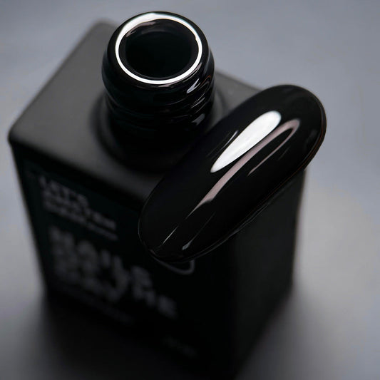 NAILSOFTHEDAY Let's Amsterdam Black – base de camuflaje perfectamente negra para uñas, 10 ml