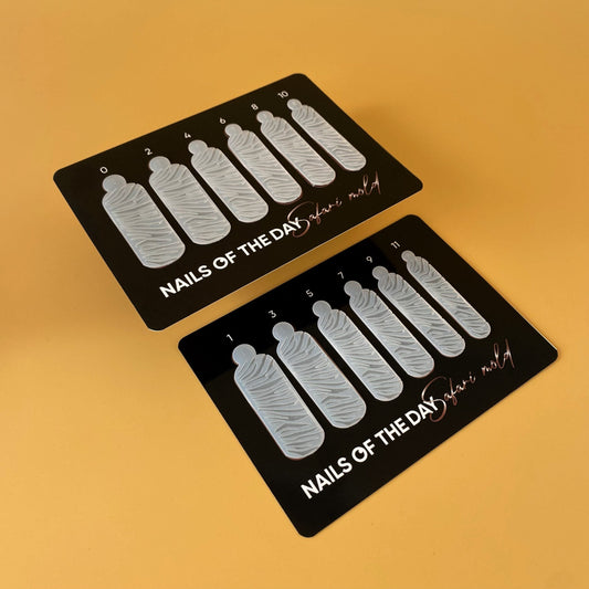 NAILSOFTHEDAY Wild Safari Zebra, forma de silicona;12 piezas/caja: moldes de silicona para formas superiores/cebra (Tipo 14), 12 piezas en una caja de marca.